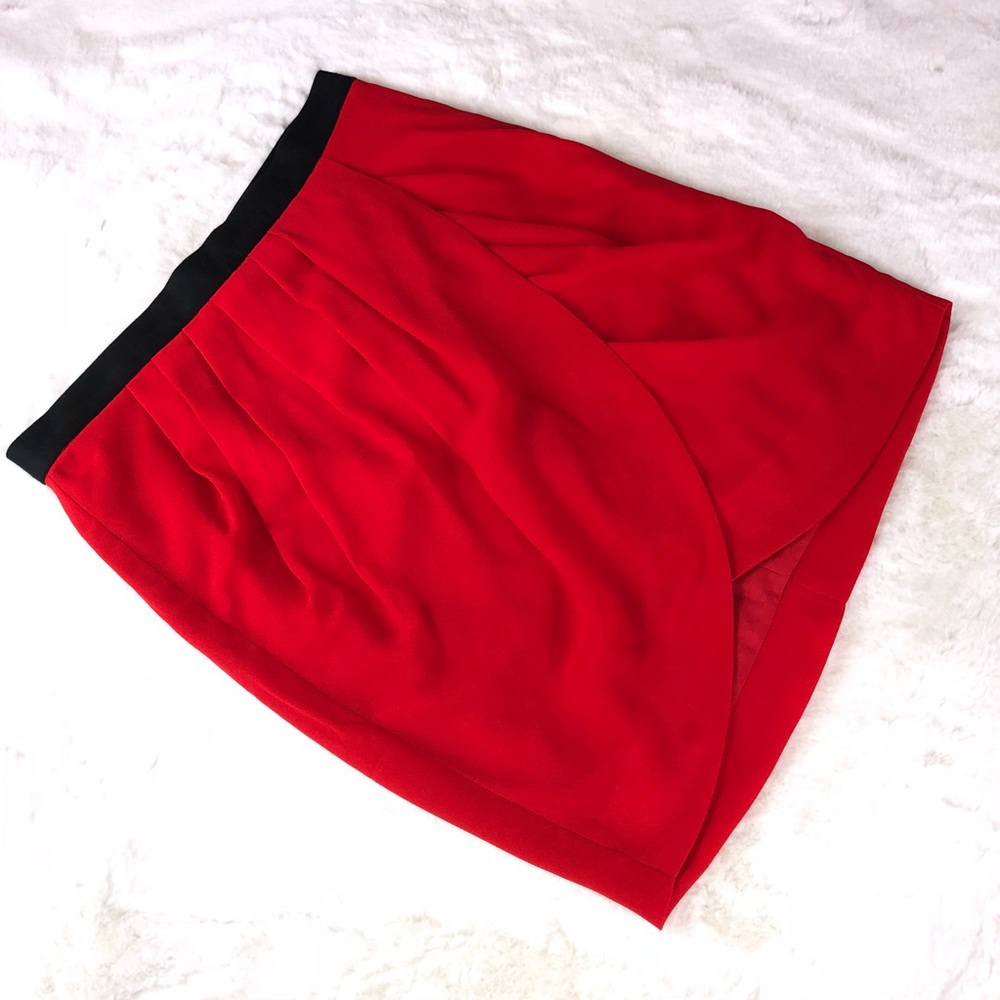 Banana Republic Red Wrap Dress - Picture 2 of 4